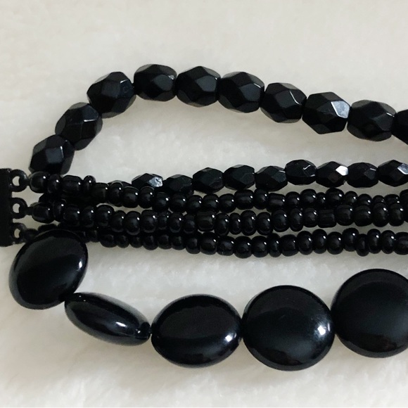 PREMIER DESIGNS Boho Black Multi-Strand Beaded Bracelet - Picture 7 of 12